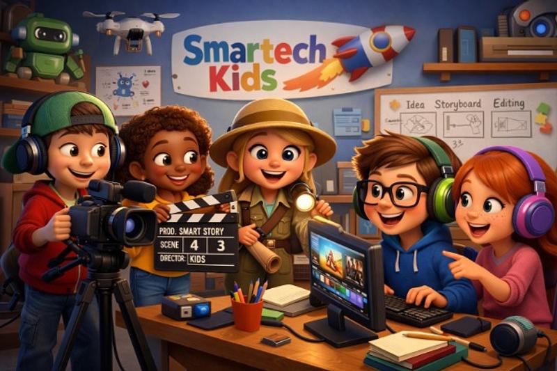 Crea videos y despierta su talento creativo